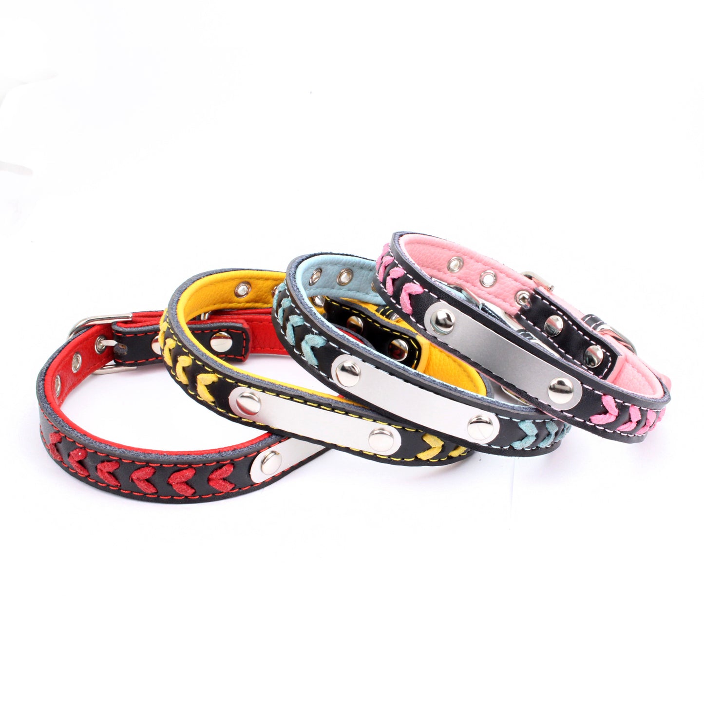 Premium Colorful Steel Dog Collar Kit
