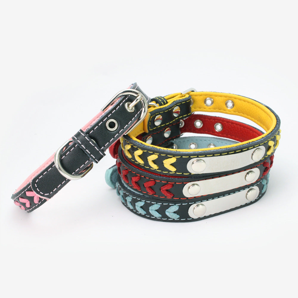 Premium Colorful Steel Dog Collar Kit